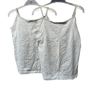 COPY - NWT GAP KIDS Cami Set of Two Gray Size L (10)